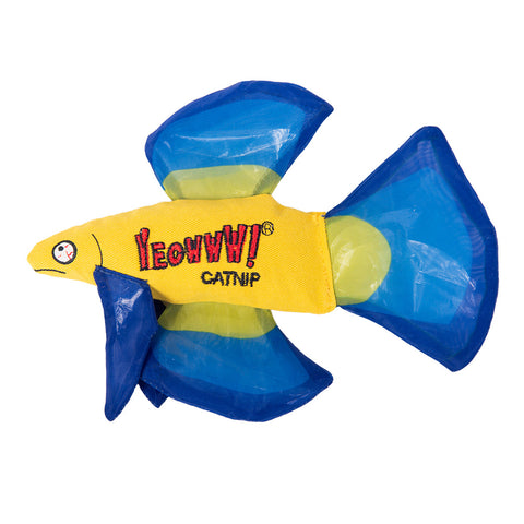 (NEW) Yeowww! Mo Betta Fish Catnip Toy