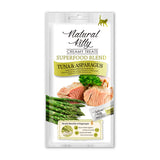 (NEW) Natural Kitty Creamy Treats, SUPERFOOD BLEND - Tuna & Asparagus